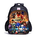 Miniatyrbild 1 av 8: Kid Sonic Ryggsäck för Pojkar och Flickor, Skolryggsäck, Skolväska, Presenter, Storbritannien B L B
