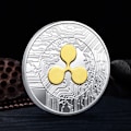 Miniatyrbillede 5 af 5: 1. forgyldt Ripple Coin XRP CRYPTO Jubilæums Ripple XRP Col Gold