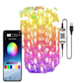 Pikkukuva 5 / 5: LED-nauhat musiikkitilassa RGB-värimuutos 20m 200LED