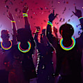 Miniatyrbillede 5 af 5: 100 Pak Glow Sticks Bulk Halloween Festartikler, 8\" Glowsticks Lys Op Fest til Halloween Fødselsdag Karneval