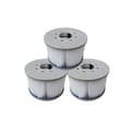 Miniatyrbillede 1 af 6: 3-pak filter til oppustelige MSPA-boblebade, Ø106 cm - 3 udskiftningsfilterpatroner til oppustelige MSPA-boblebade.-FA- 3st