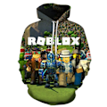 Miniatyrbilde 1 av 3: ROBLOX Hoodiejakke for Gutter, Langærmet med Het B B 140cm