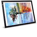 Pikkukuva 1 / 7: A3 LED-valopöytä 3-tilaa Diamond Painting -piirustuslevy white 1100