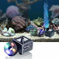 Miniatyrbilde 2 av 4: Mini vannpumpe med LED 150l/t 2W lite akvarium, hage, fontene, hagedam, fontene, akvariepumpe.