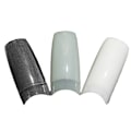 Pikkukuva 1 / 5: 500st nageltippar tippar lösnaglar akryl nageltips white