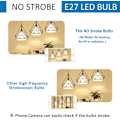 Pikkukuva 4 / 4: E27 led majslampor 20w, AC220V, 2200LM varmvit 3000K, ej dimbar, 200W ekvivalenta halogenlampor för taklampor, taklampor, 3 st.