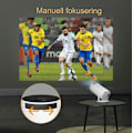 Pikkukuva 3 / 11: Projektor 4K Android 11 Dual Wifi6 200 Bt5.0 1080p 1280*720p Valkoinen
