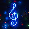 Miniatyrbild 3 av 5: Neon Musiknot Ljus Musik LED Skylt Neon Ljus Skylt