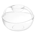 Miniatyrbillede 2 af 2: Chips & Dipskål - Skål til dip og chips transparent 700
