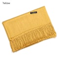 Miniatyrbillede 1 af 5: Cashmere tørklæde Ullsjal GUL yellow