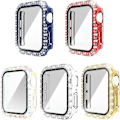 Miniatyrbild 2 av 5: Bling-fodral kompatibelt med Apple Watch Series 3 2 1 42 mm skärm