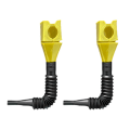 Miniatyrbild 6 av 11: Flexibel tratt för dräneringsverktyg, vikbar för flera ändamål Yellow 2pcs