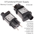 Miniatyrbillede 1 af 8: AC 220V til 31VDC 6W 8 Funktionel SELV LED-driver EU-stik S