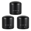 Mordely 3x Wine Bottle Stopper-FA- black