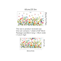 Miniatyrbillede 5 af 5: Anti-kollisions Iris Have Blomst Vinduesmærkater Glasmærkater-FA6-