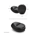 Miniatyrbillede 2 af 3: Bærbar stødsikker høretelefonetui Hard Box Case Headset Bæreveske Opbevaringspose Tilbehør