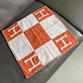 Miniatyrbilde 2 av 3: 45x45cm H-formet Ullkashmir Putetrekk Dobbeltseng Sofa Fly Orange