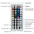 Miniatyrbild 2 av 5: LED-ljusremsa RGB-set 10 meter 44 knappar fjärrkontroll Färgglad Marquee-set