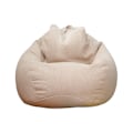 Pikkukuva 1 / 5: Uusi Extra Suuri Beanbag-tuoli Sohvan Päällinen Sisätiloihin Lazy Lounger Aikuisten Lapsille Kampanjahinta Khaki Khaki 90 * 110cm
