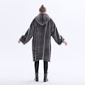 Miniatyrbillede 4 af 5: Oversized Sherpa Hoodie, Bærbar Hoodie Sweatshirt Tæppe