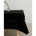 Miniatyrbilde 4 av 5: Svart bordduk 60x84 tommer rektangulær bordduk for 4 fots bord