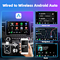 Miniatyrbillede 3 af 8: Trådløs CarPlay Adapter, Trådløs Android Auto – Mini og Stabil 5.8GHz WiFi med USB/Type-C