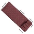 Miniatyrbillede 3 af 8: 5-lommers Sofa Opbevaringsarmlæn Organizer Hængende Sengelamper Wine Red