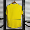 Miniatyrbilde 3 av 3: 2002 VM Brasil Hjemmetrøye 9 Ronaldo Minnesutgave for Fans M(170-175cm)