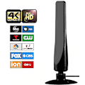 Miniatyrbilde 1 av 6: Digital innendørs HDTV-antenne – med kraftig forsterker og signalforsterker, HDTV for smarte og eldre TV-apparater