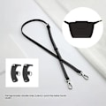 Miniatyrbilde 1 av 5: Veskestropp for Longchamp Veske Transformasjon Tilbehør Gratis stansing for miniveske Skulderstropp miniveske Black