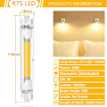 Miniatyrbillede 3 af 5: 2 stk R7s 118mm LED-pære 30w dæmpbar, varm hvid 3000k, ingen flimmer