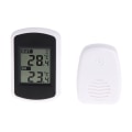 Miniatyrbild 1 av 11: Högkvalitativ LCD digital trådlös inomhus- och utomhustermometer för ditt hem eller kontor