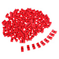 Miniatyrbild 3 av 5: 100 stycken Touch Sensitive Ribbed Mixer Slider Fader Knobs Röd