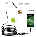 Miniatyrbillede 1 af 11: 7MM 6 LED Endoskop Vandtæt Borescope Inspektionskamera 2m