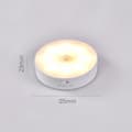 3-pack LED Rörelsesensorlampor, Automatisk Vägglampa, Varmvit-FA7-