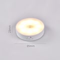 Miniatyrbillede 1 af 4: Sæt med 3 LED-lamper med bevægelsessensor, automatisk væg-nattelampe, varm
