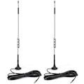 Miniatyrbilde 5 av 8: 4G LTE 7dBi magnetisk base TS9-antenne 2-pakning for MiFi Hotspot Router USB-modem Netgear LB2120 Nighthawk M1 MR1100 M2 MR2100 AC785 AC797 AC790 AC TS9(2 Pack)