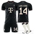 Bayern udebanetrøje sæt 25-26 (med strømper) NO.14 LUIS DIAZ-FA- NO.14 LUIS DIAZ 16#