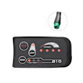 Miniatyrbild 1 av 5: 5-polig S810 E-cykelmätare LED-display IP65 36V UART för elcykel Elcykelmätare (36V)