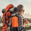 Miniatyrbild 3 av 5: 4 st/set Nödsömn Säck Lätt Överlevnadssäckar 26 Micron Orange Bärbar Termisk Sovsäck för Camping Vandring