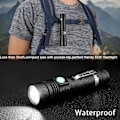 Miniatyrbillede 3 af 4: Genopladelig lommelygte (batteri inkluderet), 1200 lumen super