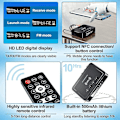 Miniatyrbillede 3 af 5: Bluetooth 5.0 Modtager Sender Fm Stereo Aux 3,5 mm Jack Rca Trådløs Nfc Bluetooth Lydadapter