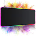 Miniatyrbilde 1 av 5: GMS-X5 RGB Gaming Musmatte med LED-lys i 7 Farger black