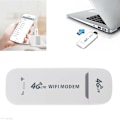 Miniatyrbillede 4 af 5: 4G LTE USB-modem Mobil trådløs router Wifi Hotspot SIM-kort S White