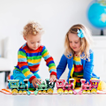 Miniatyrbillede 3 af 4: Baby Legetøjstog, 360°Selvspindende Toglegetøj med Fantastisk 4D