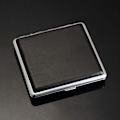 Miniatyrbilde 4 av 5: Lær og metall sigarettholder etui for 20 vanlige sigaretter