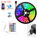 Miniatyrbillede 1 af 5: RGB LED-strimler lys Bluetooth LED-lys RGB SMD 5050 5M