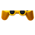 Miniatyrbilde 2 av 2: Trådløs PS3-kontroller, profesjonell PS3-gamepad, berøringsplate Yellow