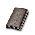 Miniatyrbillede 1 af 7: Kulfiber Kreditkortsholder Punge Herrer Rfid Sort Magic Trifold Læder Smal Minipung Lille Pengepung Herretasker Coffee