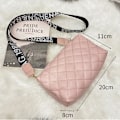 Miniatyrbillede 2 af 10: 2022 Lille Messenger Taske Trend Lingge Broderi - spot salg White2